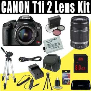  Canon EOS Rebel T1i 15.1 MP CMOS Digital SLR Camera w/ EF 