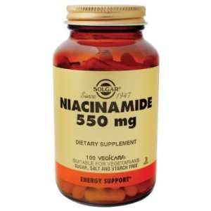  Solgar   Niacinamide, 550 mg, 100 veggie caps Health 