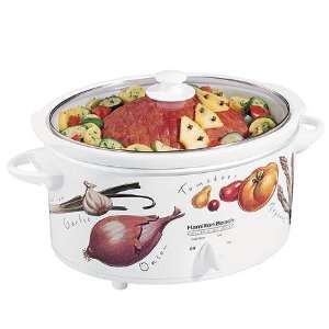  5.5 Qt Oval Slow Cooker: Kitchen & Dining