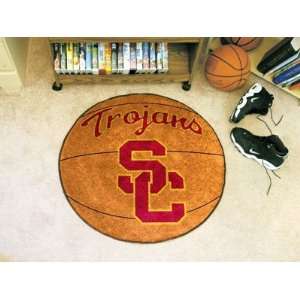  USC Trojans NCAA 29 Round Basketball Area Rug Floor Mat 