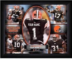  Cleveland Browns Personalized Action Collage Print Sports 