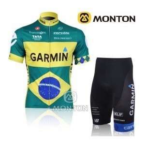 2011 tour de france new garmsteam cycling jersey+shorts size s xxxl 