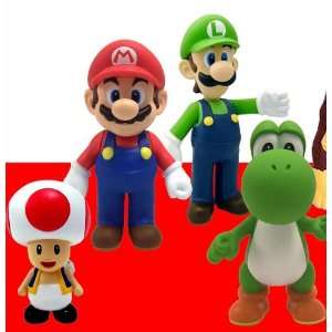  Super Mario 5 Vinyl Figure Set Of 4 Toys & Games