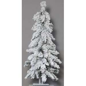   Heavy Flocked Snow Rocky Mountain Pine Christmas Tree: Home & Kitchen