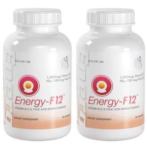  New You Vitamins Energy F12 Vitamin B12 & Folic Acid 180 