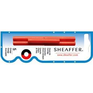  Sheaffer Refills Orange 5 Pack Fountain Pen Cartridge   SH 