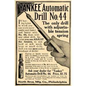   Drill No 44 North Brothers Co.   Original Print Ad