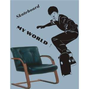   mural Sport skateboard skee board skateboard MY WORLD