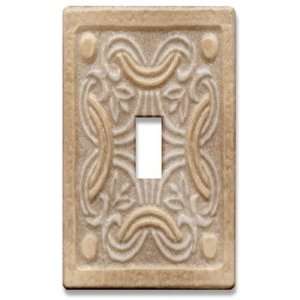  Italian Stone Tile Relief Decorative Light Switch Cover 