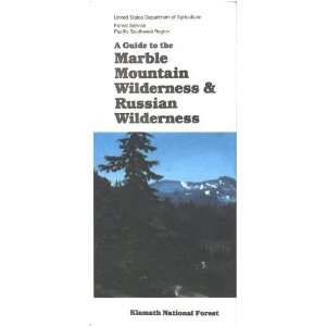  Map Marble Mountain & Russian Wilderness USDA Forest 