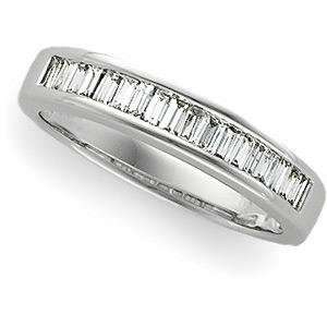  Baguette Cut Diamond Anniversary Rings (0.5 Ct. tw.) in 