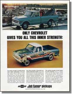 1968 Chevrolet C10 Pickup   Print Ad  