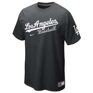  Los Angeles Dodgers 2012 Practice T Shirt (Black) Sports 