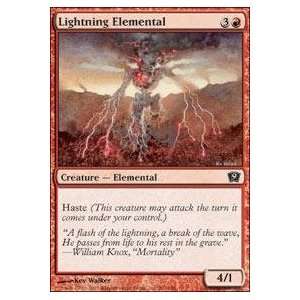    the Gathering   Lightning Elemental   Ninth Edition Toys & Games