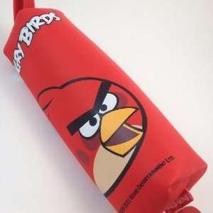 Angry Bird Pencil Case Cosmetic Pouch Rovio Licensed Red 