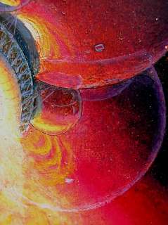OIL PAINTING SCIFI OUTER SPACE RAINBOW DON DAVIS LISTED  