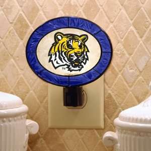   Louisiana State Tigers Stained Glass Night Lights: Home Improvement