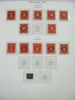 US Stamps Scarce Early Mint Postage Dues Catalogue $13,000  