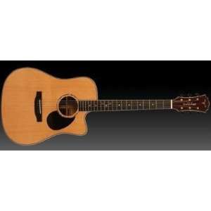   Dreadnought All Solid Electro Acoustic Guitar: Musical Instruments