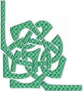 Celtic Pattern Corners   Machine Embroidery Designs  