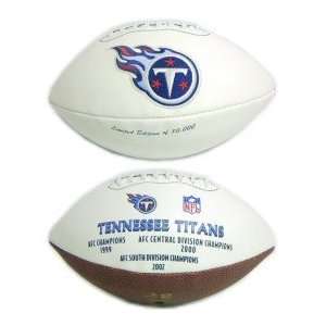  Tennessee Titans Embroidered Signature Series Football 