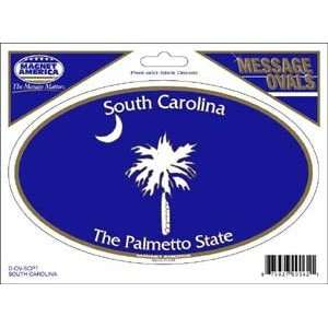  South Carolina Palmetto Tree Oval Decal: Automotive