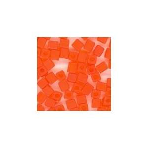  Miyuki Glass Beads Orange Frost 25 Grams