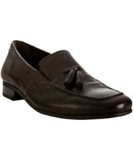 Fendi brown leather tassel detail loafers  