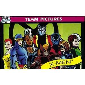  1990 Impel Marvel Comics #140 Team Pictures X Men Trading 
