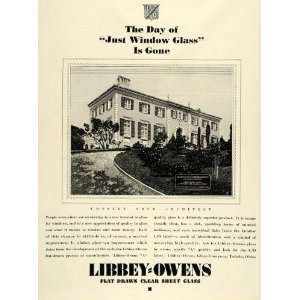  1930 Ad Libbey Owens Glass Windows Home Architecture 