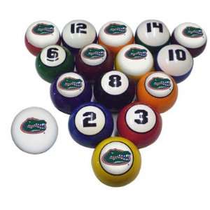 Florida Gators Billiard Pool Ball Set: Sports & Outdoors