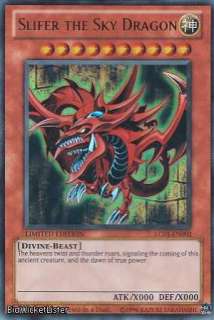 The picture shown is a stock picture of a Slifer the Sky Dragon God 
