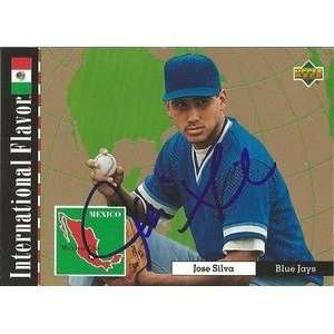  Silva Signed Blue Jays 1995 UD Minor League Card: Sports & Outdoors