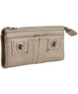 Marc by Marc Jacobs light french grey leather Totally Turnlock zip 