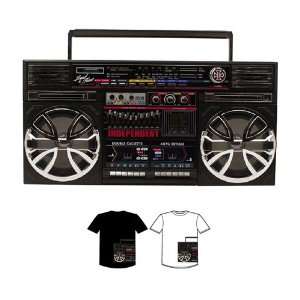  Independent T Shirts Boombox   Black