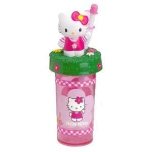   Hello Kitty Tumbler With 3D Topper   Kitty Sipper Bottle Toys & Games