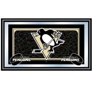  NHL Pittsburgh Penguins Framed Team Logo Mirror Patio 