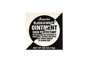 GENUINE BLACK AND WHITE OINTMENT SKIN PROTECTANT 5/8 OZ.  