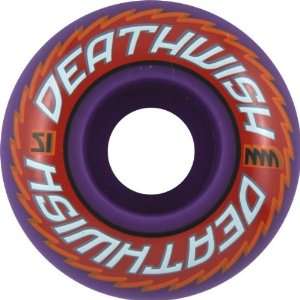  Deathwish Saw 51mm Purple Skate Wheels: Sports & Outdoors