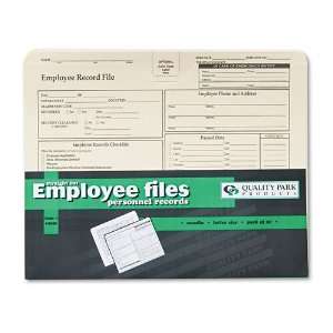  Quality Park  Employee Record Folder, Top Tab, Letter 