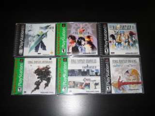 Final Fantasy VII VIII IX 7 8 9 Origins Complete Mint  
