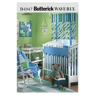  McCalls 8373 Sewing Pattern Baby Crib Comforter Ruffle Bumper 