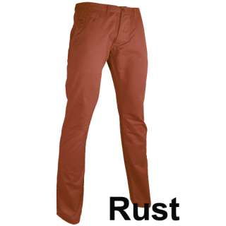 Fly Guy Slim Carrot Fit Open Hem Chinos Jeans Trousers Mens Size 