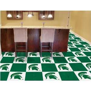  Michigan State Spartans Licensed Carpet Tiles Sports 