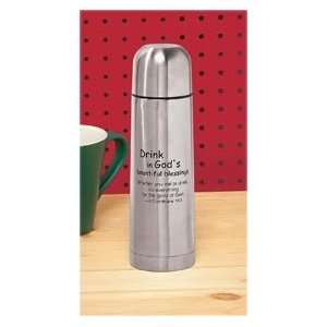  christian God thermos beverage holder stainless steel tea coffee 
