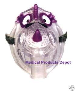 BOX of 3 Three NIC the DRAGON Pediatric Nebulizer Masks  