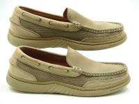 TOMMY BAHAMA Taupe Clove Loafer Boat Deck Shoes Mens 7 M *MINT 