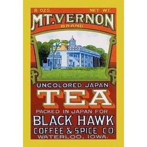  Vintage Art Mt. Vernon Brand Tea   10435 x