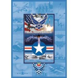  U.S. AIR FORCE FLEECE THROW BLANKET