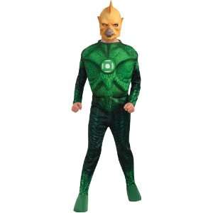   Green Lantern   Tomar Re Muscle Child Costume / Green   Size Small